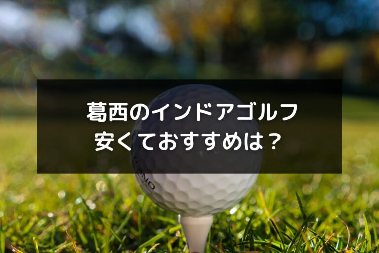 葛西で安くておすすめのインドアゴルフレッスン